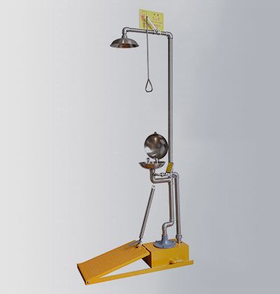 Freeze Resistant Safety Shower & Eyewash Station, DAAO6615-X