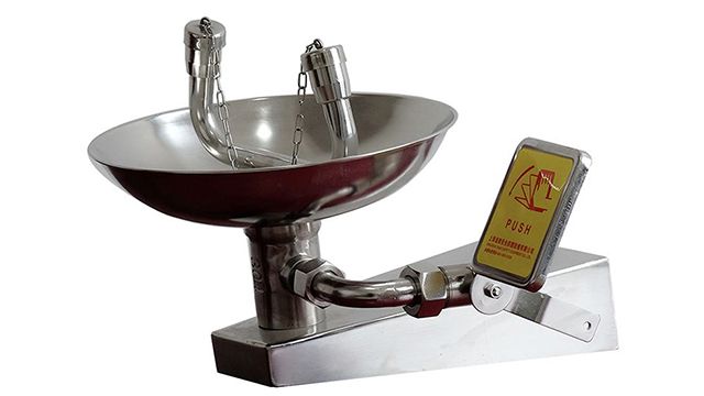 Wall Mounted Stainless Steel Eyewash Fountain, DAAO6640
