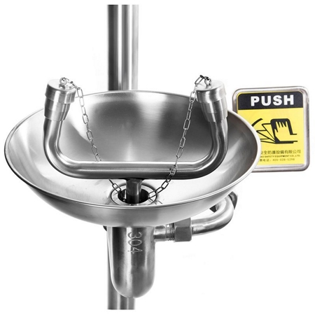 Stainless Steel Combination Shower & Eyewash, DAAO6610