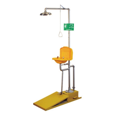 Emergency Safety Shower & Eyewash with Freeze Protection, DAAO6615-D