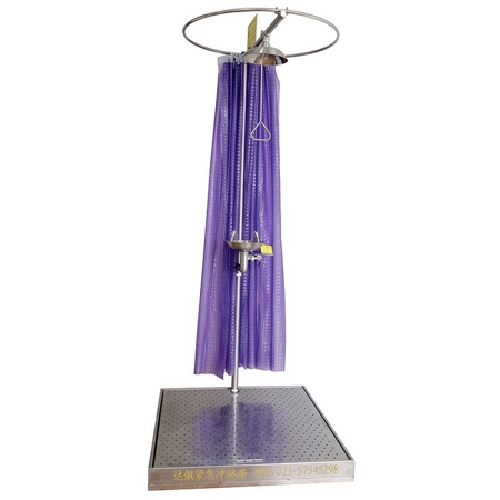 Curtain Booth Type Emergency Shower, DAAO6602