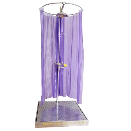 Curtain Booth Type Emergency Shower, DAAO6602