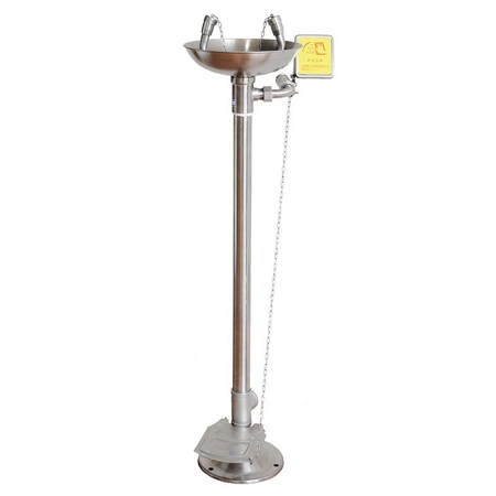 Pedestal Mounted Hand/Foot Operated Eyewash, DAAO6620-J